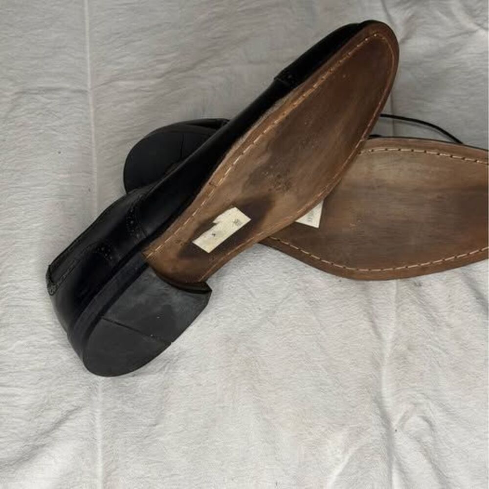 Bostonian black leather dress shoes oxfords - Picture 3 of 6